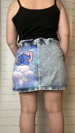 Spódniczka jeansowa Lilo i Stitch